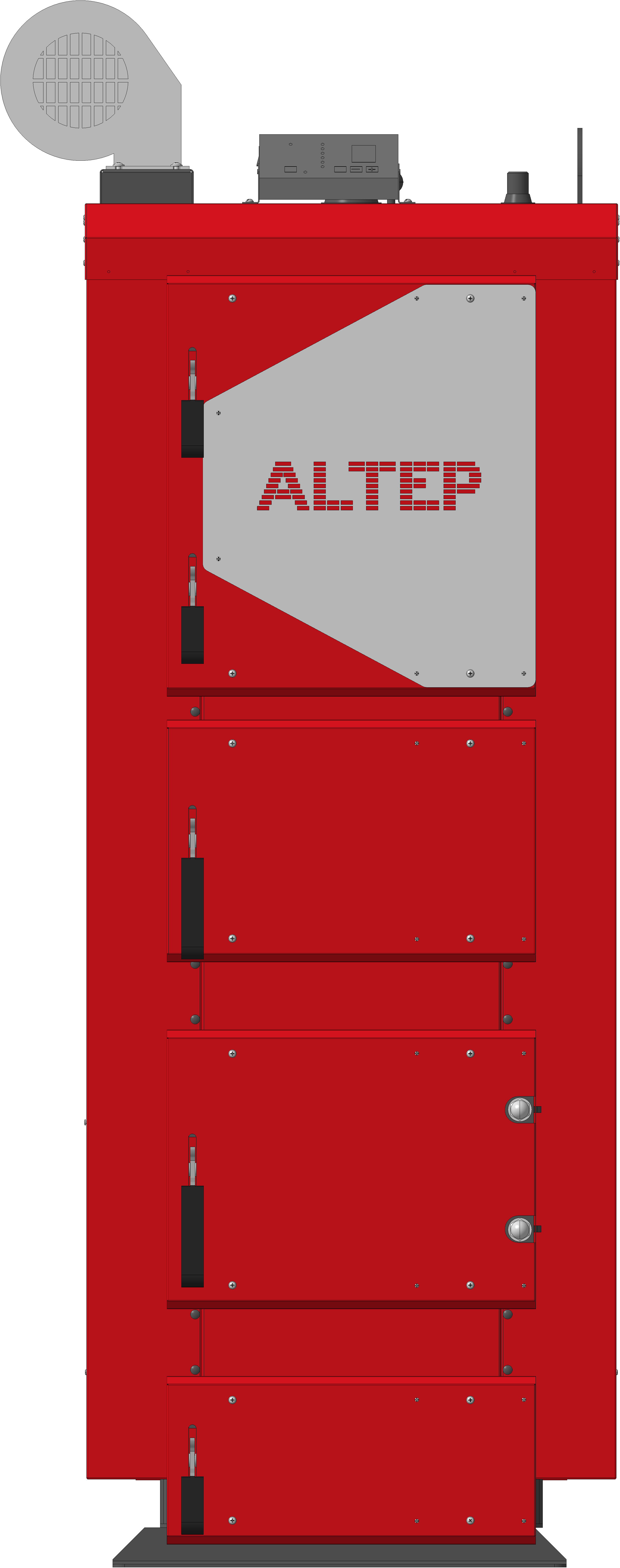 Котел опалювальний твердопаливний водогрійний "ALTEP" KT-2E-N-50 кВт (DUO UNI Plus комплект)
